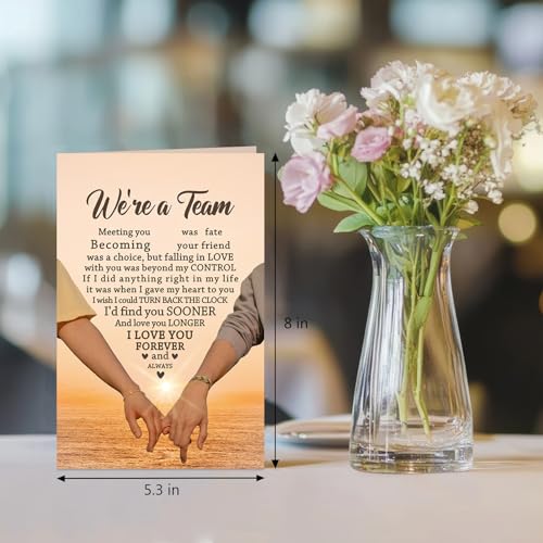 Romantic Valentine's Day Card for Couples - Heartfelt Keepsake