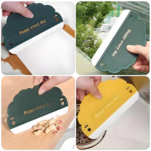 Cloud Mini Squeegee Set (3PCS) - Silicone Water Wiper for Bathroom & Kitchen