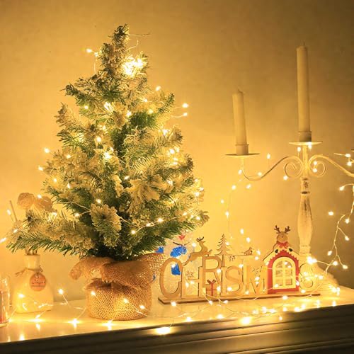 20ft 200 LED Fairy Lights Firecracker Copper String Christmas Decor