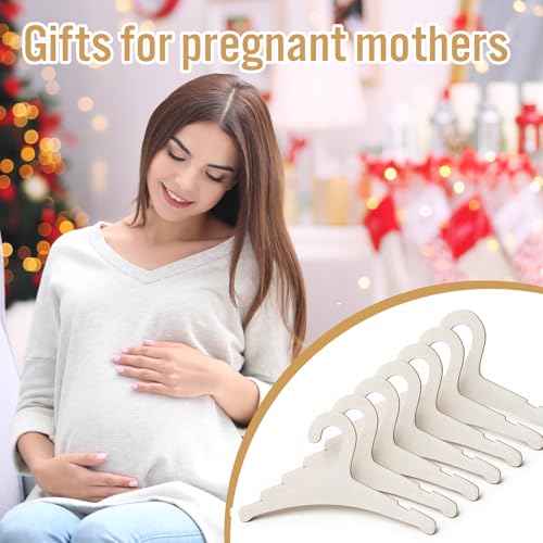 10-Pack Anti-Slip Wooden Baby Hangers for Newborns & Toddlers