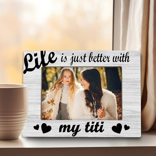 Wooden 4x6 Picture Frame - Best Aunt Gift for Display