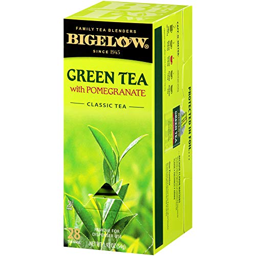 Bigelow Green Tea with Pomegranate, 28 Foil-Wrapped Tea Bags