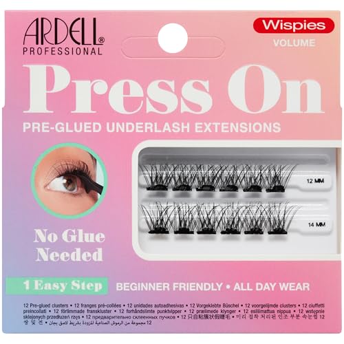 Ardell Pre-Glued Press-On Eyelash Extension Kit Wispies Volume