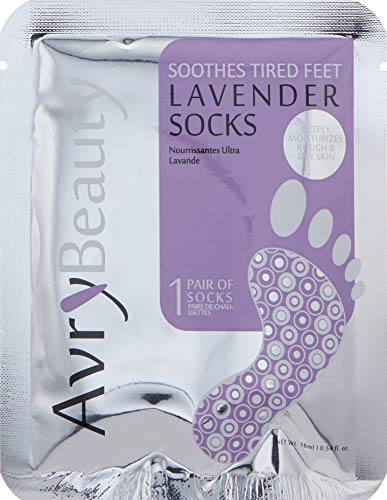 AvryBeauty Moisturizing Shea Butter Lavender Foot Mask Socks