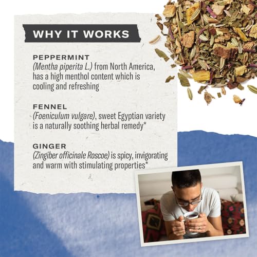 Numi Organic Congest Away Herbal Tea Bags 4.5 oz - Caffeine-Free, Fair Trade, Biodegradable