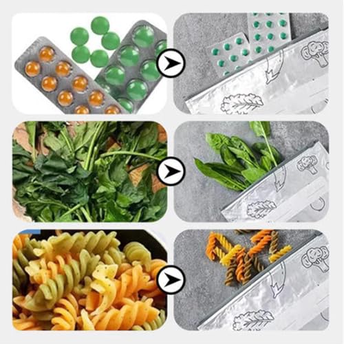 Reusable Aluminum Foil Storage Bags - Resealable Vacuum Pouches (30PCS)