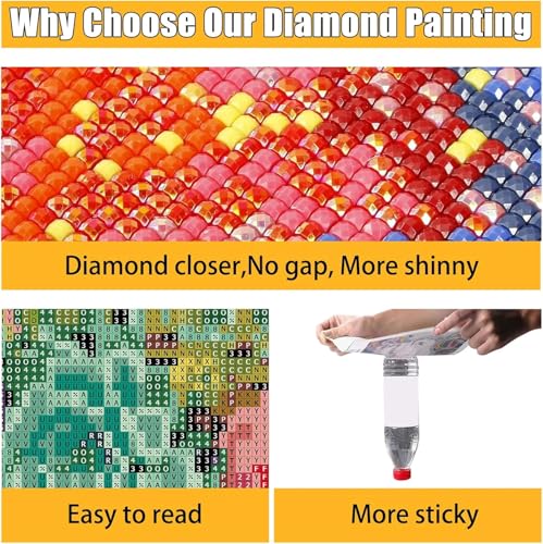 Dragon Square Diamond Painting Kit 12x12 in - Full Drill Art
