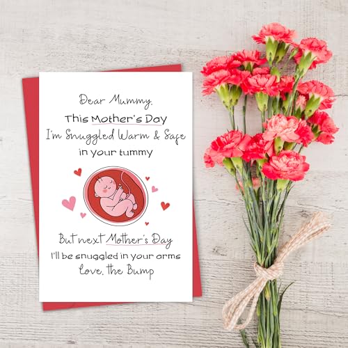 Funny First Mother's Day Card for New Mom with Envelope