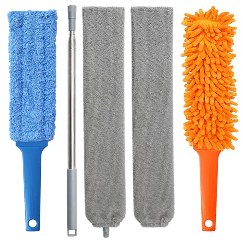 3-Piece Telescoping Gap Duster Set with Microfiber Covers