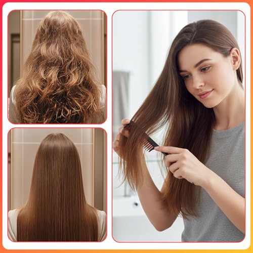4-Piece Hair Teasing Comb Set Professional Volume Styling Tools with Rat Tail