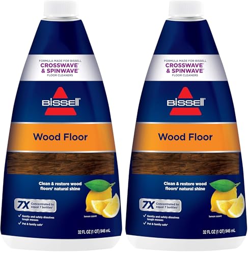 Bissell Wood Floor Cleaning Formula, 32 oz (Pack of 2) - Lemon Scent
