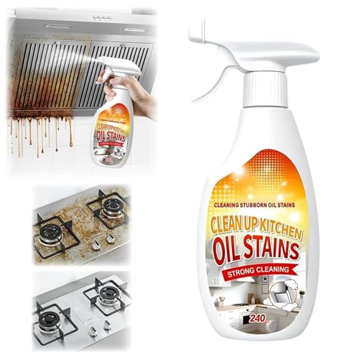 Heavy Duty Kitchen Oil Stain Cleaner Spray - 240ml Multipurpose