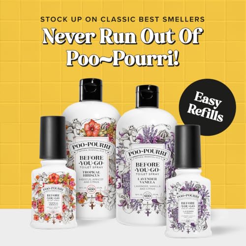 Poo-Pourri Before-You-Go Toilet Spray Refill Original Citrus 16 Fl Oz