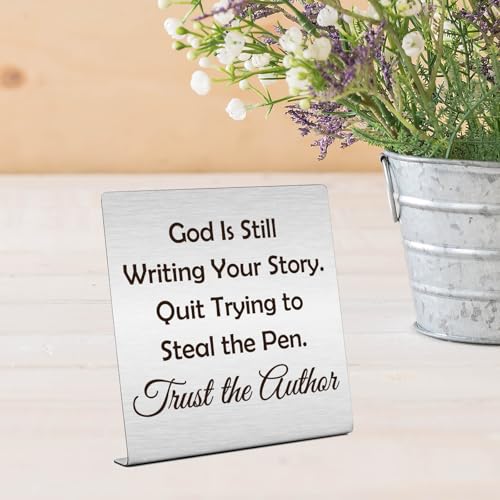 Inspirational Bible Verse Decor Plaque - Christian Gifts for All