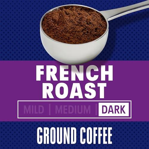 Maxwell House French Roast Ground Coffee, Dark Roast, 11 oz Resealable Can