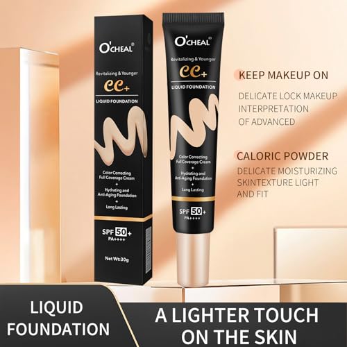 O'CHEAL Lightweight CC Cream SPF 50+ Foundation - Ivory