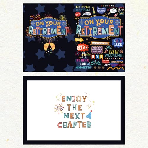 Gosknor Jumbo Retirement Greeting Card - Large Farewell Card for Coworkers