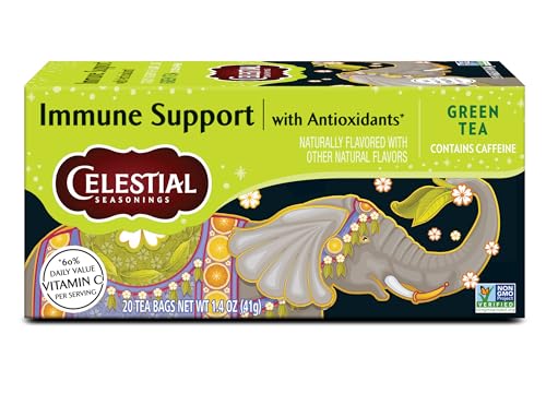 Celestial Seasonings Immune Support Green Tea - 20 Bags