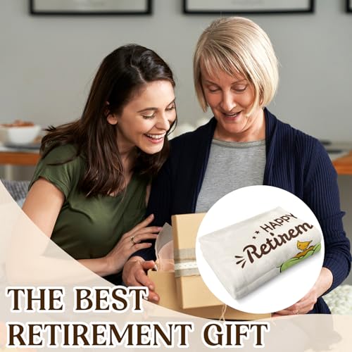 Cozy Retirement Blanket for Men & Women - Thoughtful Farewell Gift