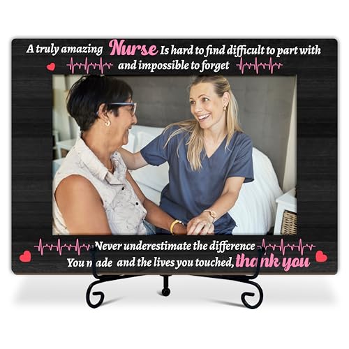 Mueddur Nurse Appreciation Wooden Picture Frame 4x6