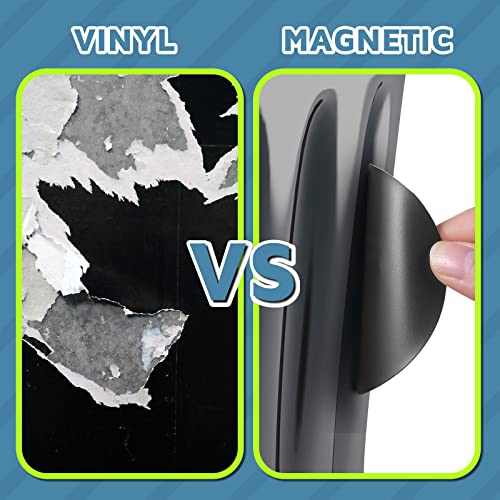 Chinco 8 Pcs Trash and Recycling Magnets for Cans - 3 Inch
