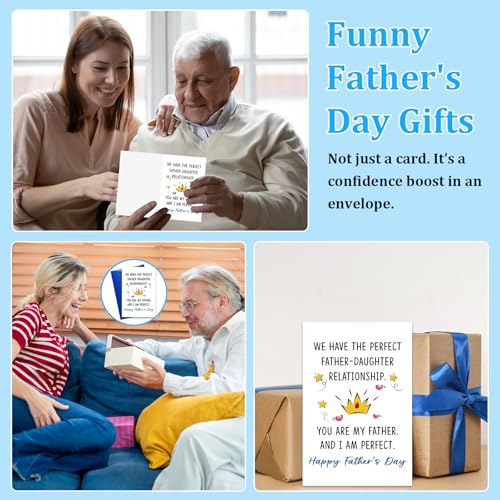 Hilarious Father's Day Card from Daughter - 4x6 Premium Card