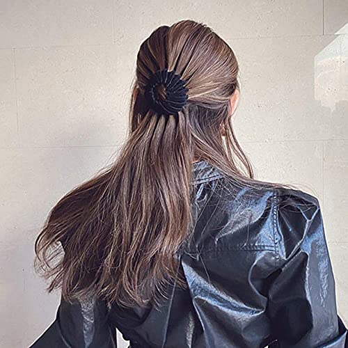 Aweoisa 3PCS Velvet Bird Nest Hair Clips Adjustable Expandable Hair Bun Makers