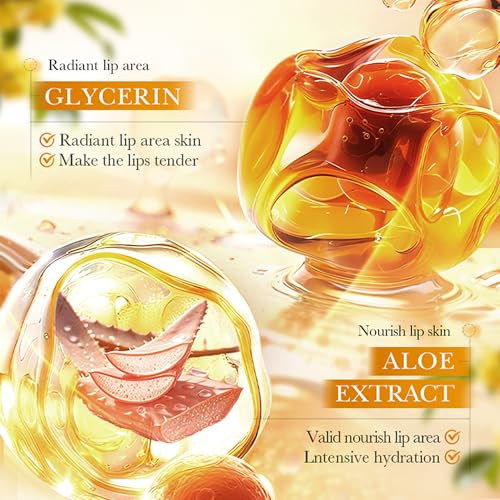 MIESCHER Osmanthus Nourishing Lip Mask 10-Pack Hydrating Collagen Gel Pads