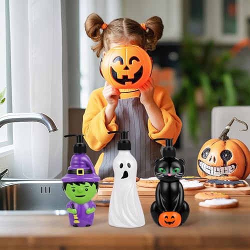Christmas Soap Dispenser - Refillable Hand Pumped Design (3 Pack)