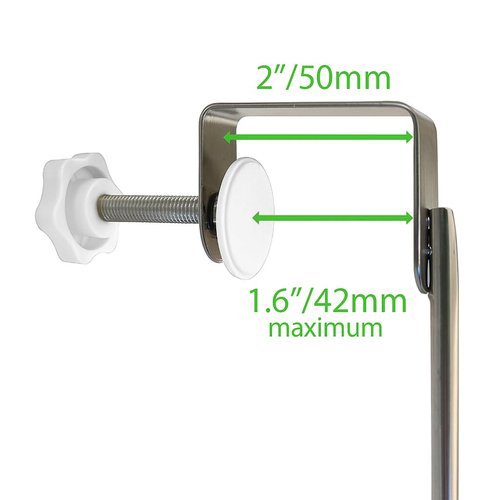 Insieme (29 x16x4.7 Inch) Towel Rack for Over Glass Shower Wall or Glass Shower Enclosure (Frameless or Frames up to 1.6" Thick). 2 Tier - Stainless Steel - No Rust