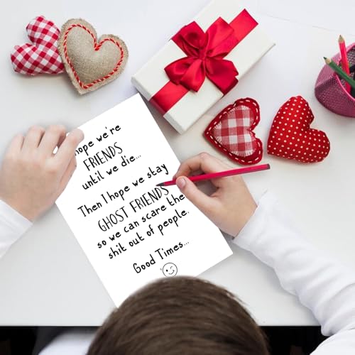 Funny Birthday Card for Best Friend - Hilarious Blank Friendship Greeting Card