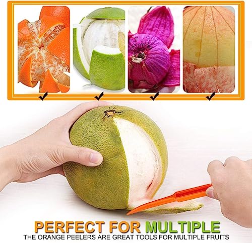 Citrus Peeler Tool - Plastic Orange & Lemon Peel Cutter