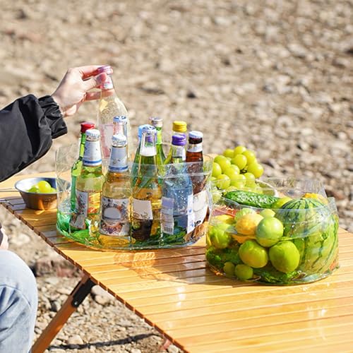 Portable Folding Water Bucket - Clear PVC for Camping & Fishing