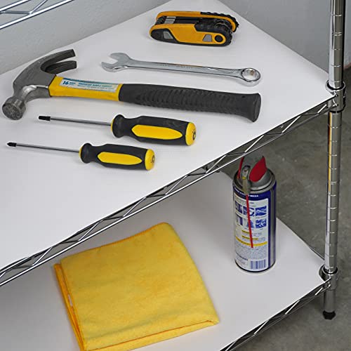 Con-Tact Shelf Liner, White Diamonds, Non-Adhesive, 20" x 60"