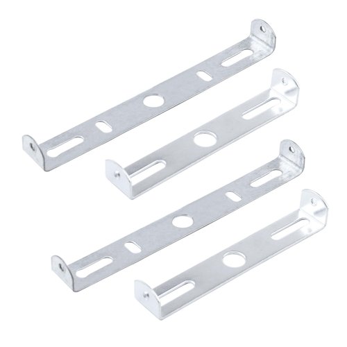 KUMGROT Metal Ceiling Light Plate 4" and 6" Lighting Fixture Mounting Bracket Ceiling Pendant Light Crossbar Kit, 4 Pack