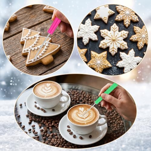 6 PCS Cookie Decorating Scribe Tools Set - Ergonomic & Precision Tips