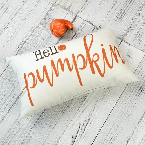 ONWAY Fall Decorative Pillow Covers Set of 2 - 12x20 Inch Farmhouse Autumn Cushions