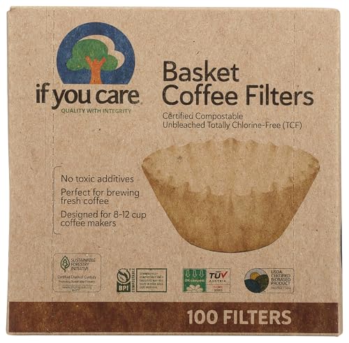 If You Care Unbleached Coffee Filter Baskets - 100 Count