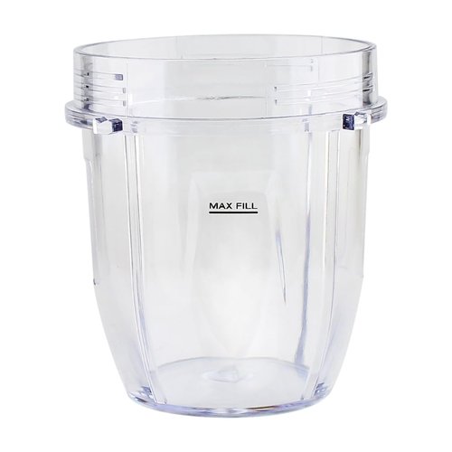 LMEI Replacement Parts 12oz Cup with Sip & Seal Lid, Compatible with Ninja Blender BL450 BL480 BL640 BL680 BN400 BN751 BN801 SS100 SS401 CT680 (2 Pack)