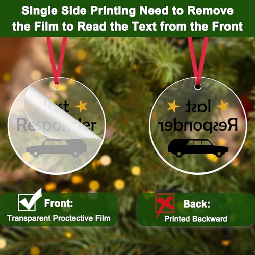 Last Responder Christmas Ornament - Funny Gift for Morticians