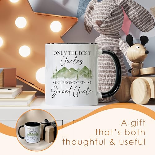 Great Uncle Coffee Mug 11oz - Tea Cup Gifts for Father's Day & Baby Announcement - Variation of Great Uncle