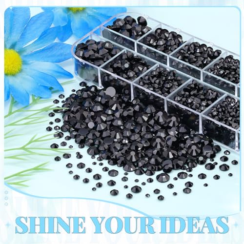 BELLEBOOST Resin Flatback Rhinestones Kit with B7000 Glue and Tools