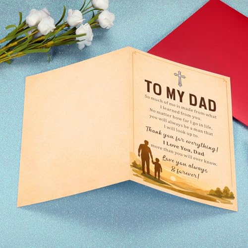 Christian Birthday Card for Dad - Thoughtful Gifts from Kids
