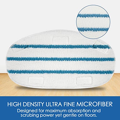6 Pack Steam Mop Pads for PurSteam ThermaPro 211 - Microfiber Replacement