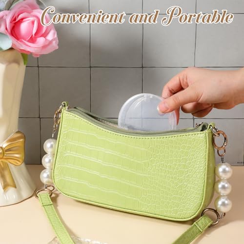 4pcs Portable Cotton Pad Holder Case - Airtight Travel Storage Container