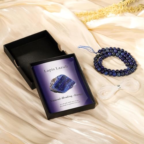 Natural Lapis Lazuli Stone Beads 4mm for Jewelry Making Kit