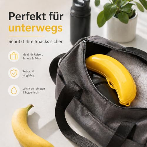 Banana Keeper Storage Case - BPA-Free Travel Bag for Fresh Bananas