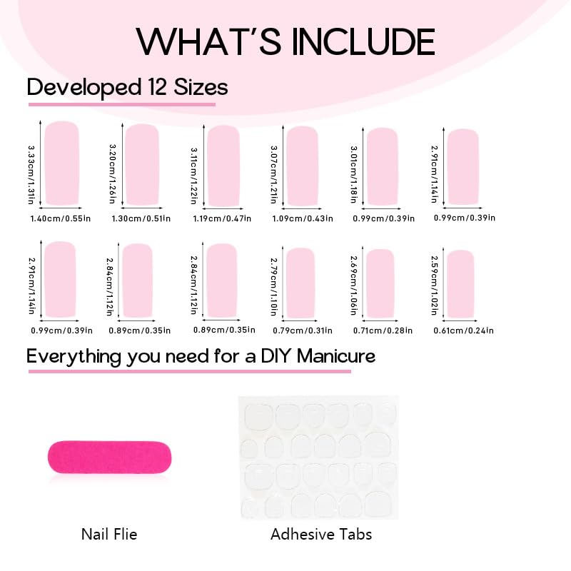 Press on Nails Coffin Medium Long Pink 3D Leopard Rhinestone False Nails