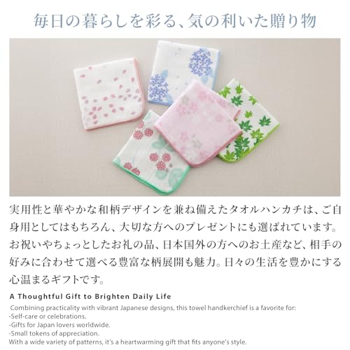 NOREN Japanese Cotton Hand Towel & Washcloth - Quick Dry, Ultra Soft
