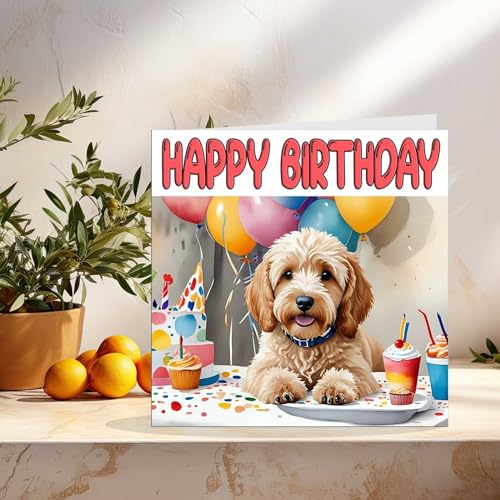 Cockapoo Birthday Card - Premium Eco-Friendly Greeting Card